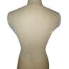 Diamond Mesh Tank Top Women Hollow Out Elastic  Rhinestone Crop Tops