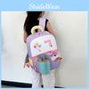 Dinosaur Cartoon Rabbit Unisex Children School Backpack For Early Education