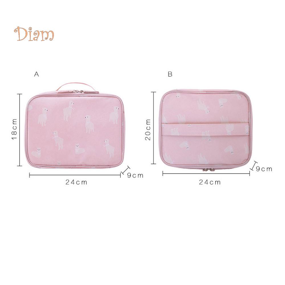TOP-MART Travel Waterproof Flower Flamingo Cosmetic Bag Mini Wash Pouch Handbag Home Decor