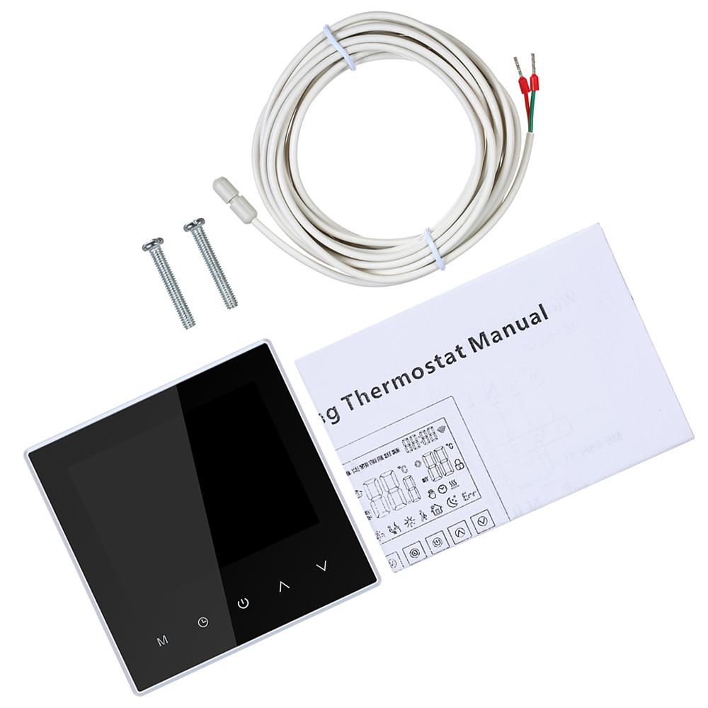 Smart Thermostat Digital Temperature Controller Weekly Circulation Programmable Electric Underfloor Heating with Large