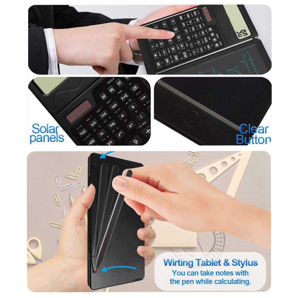 Calculator Writing Tablet Function Machine Counter with Pen Office