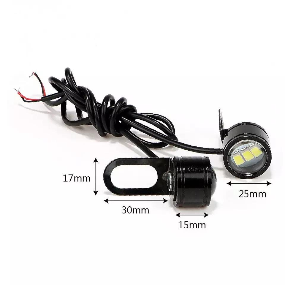 Super Bright Driving Light Eagle Eye Led Reverse Backup Signal Light Motorcycle Fog Lamp Headlamp Daytime Running Flashing Light