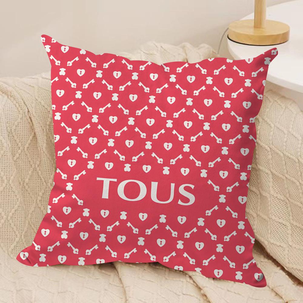 Fashion TTTousLuxury Cushion Cover Silky Short Plush Invisible Zipper Dustproof Sofa Pillow Case For Home Decor