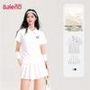 Baleno Damen Miu Serie Plissiertes Poloshirt & Rock Set