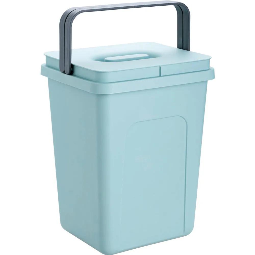 Thickened Large Plastic Trash Can - Square with Lid, Waterproof for Living Room, Bathroom & Kitchen Mx9171737