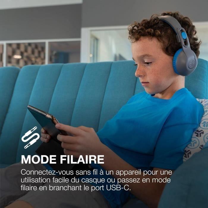 Trådløse hodetelefoner - JLab - JBuddies Studio 2 - Volumbegrenset - 65 timers batteritid - Innebygd mikrofon