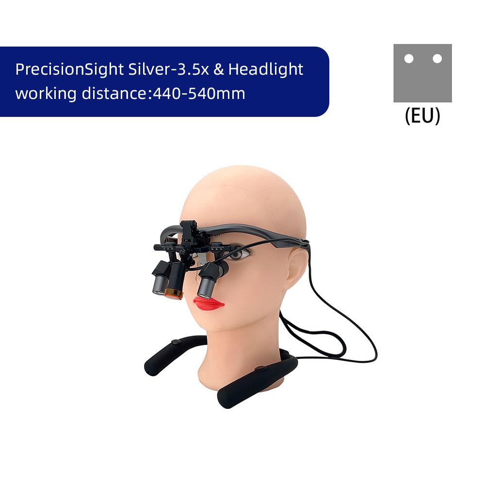 3.5X/4.5/5.5X/6.5X Dental Loupes Headlight Set Wearing Glasses Magnifying The Mirror Oral Glass Surgery Hd Led Equipment