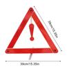 Reflective Triangles Roadside Foldable Warning Sign Road Triangles For Car Truck RV SUV Breakdown Dark Highway Moving Tow Fault