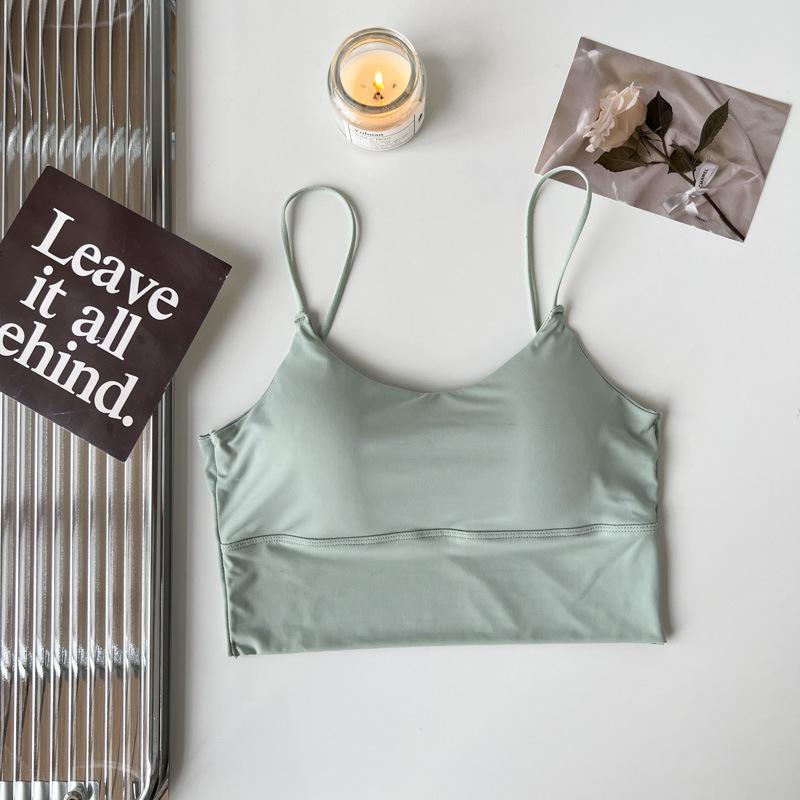 Slimming Seamless Ice Silk Camisole with Chest Pads