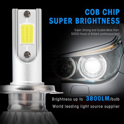 H1 H7 H11 Cob Car Led Headlight Bulbs Hi-Lo Beam 36W 16000Lm 6000K Led Car Light