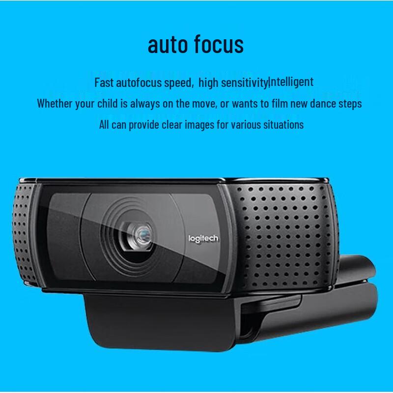 Logitech C920e HD 1080P Webcam with Autofocus & Mic