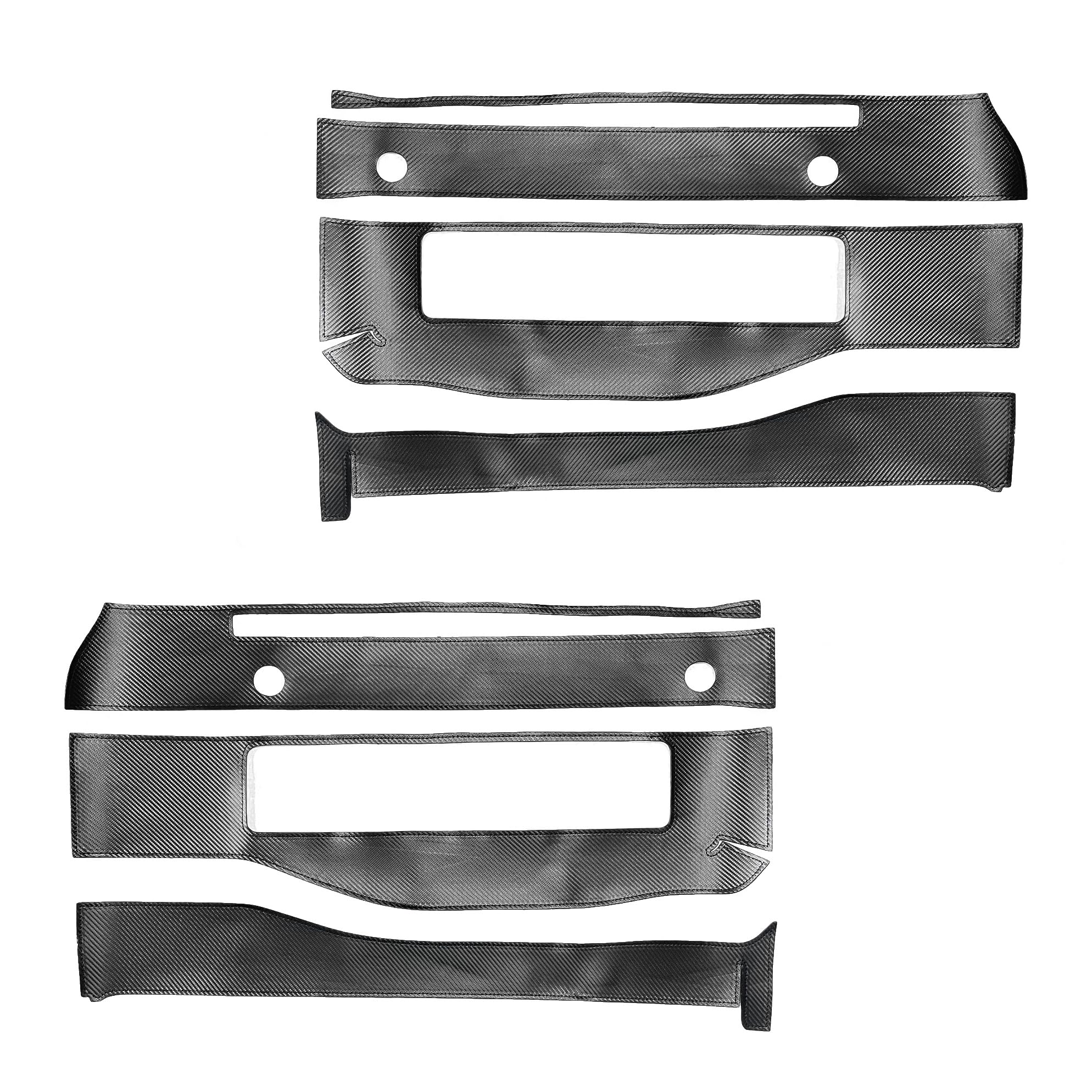 

CGP Trunk Guard Cover, Luggage Side Guard, 6-Piece PU Carbon Fiber, for Toyota Atrai S700V/S710V, Trunk Wall Cover, CGP-HN12-D4603B