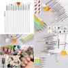 Nail Art Brush Set 15 Pcs With Long Wooden Handles For Professional Manicure And Design