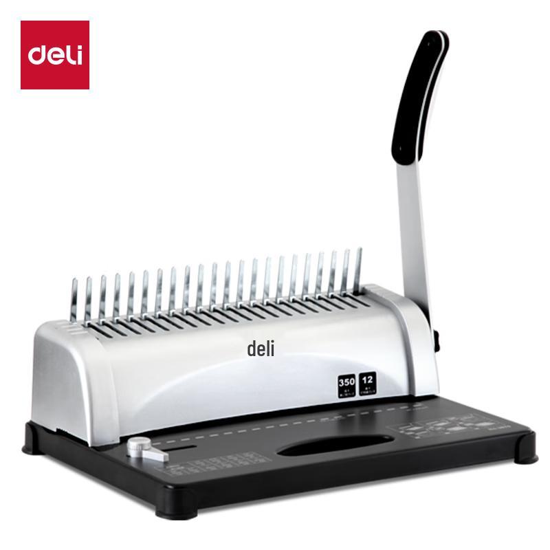 Deli 3870N Labor-Saving 21-Hole Manual Binding Machine