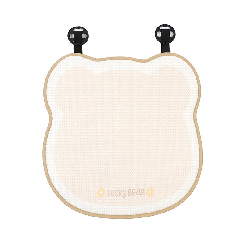 Tulip Little Bear Universal Car Seat Cushion - Cartoon, Cute, Non-Slip & Comfortable for All Seasons.