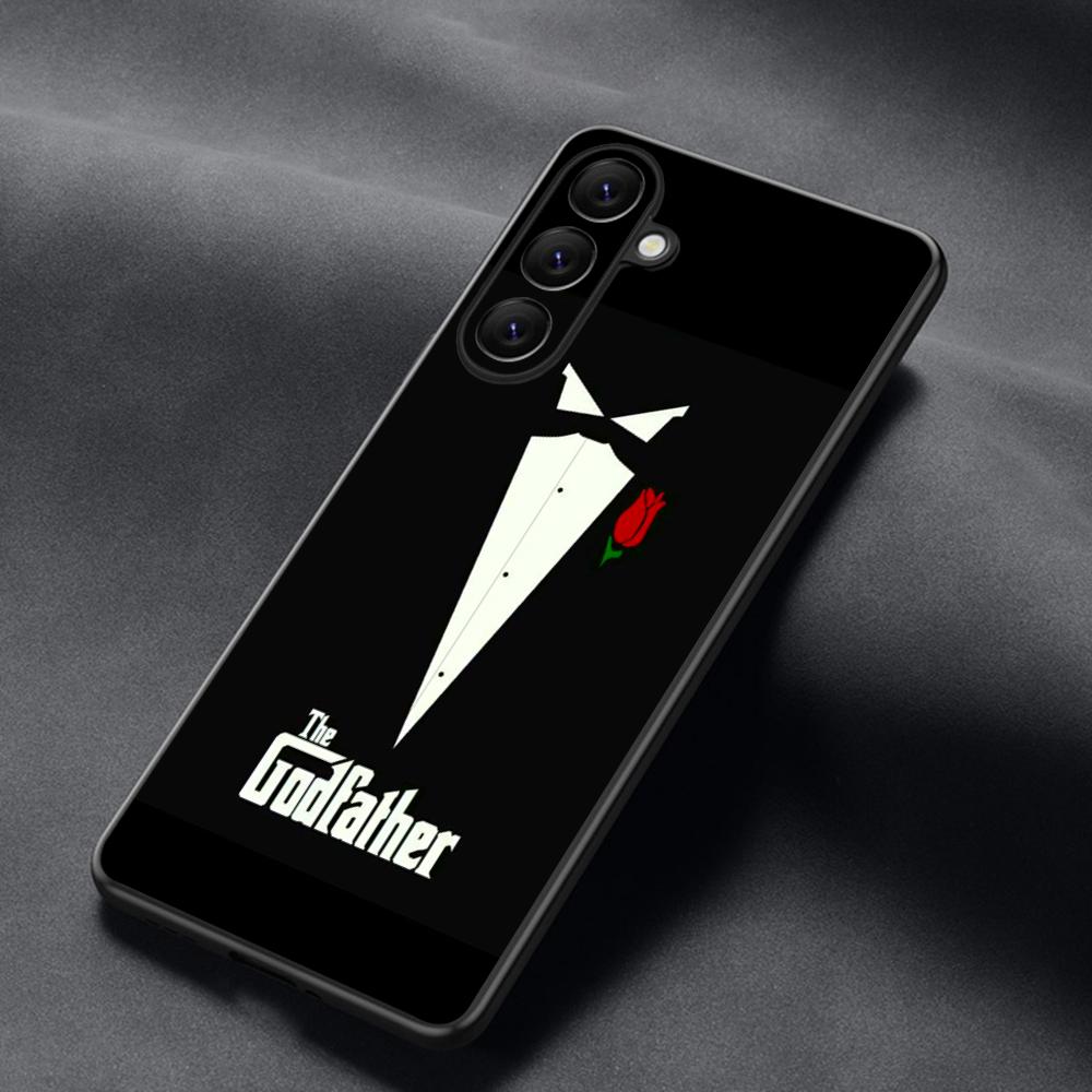 The Godfather Classic Movie Posters Phone Case For Samsung Galaxy S26 S25 S24 S23 S22 S21 Plus Ultra Note20 Soft Black
