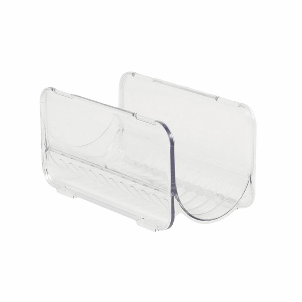 Stackable Bottle Storage Shelf Transparent Bottle Storage Holder  Refrigerator Storage белый