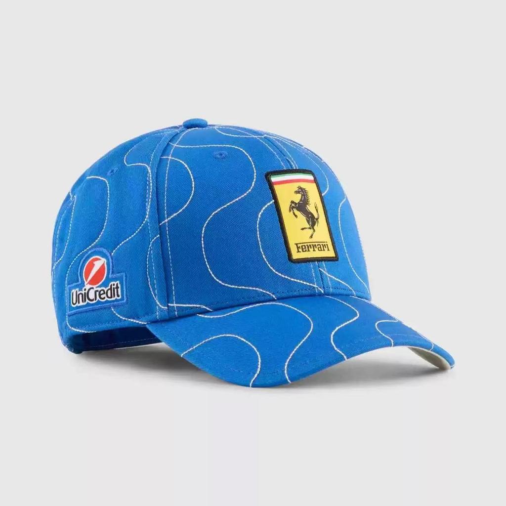 Car Duck Tongue Cap For Ferrari Hats New Racing F1 Monaco SF-25 Charles Leclerc 16 Baseball Cap Adjustable Casual Sunshade Hat