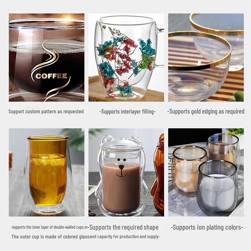 

High Borosilicate Glass Insulated Water Cup