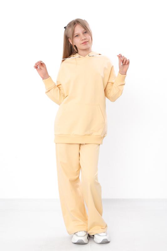 Girls Teen Outfit Set with Hoodie and Palazzo Pants, Any season 6449-057 HC