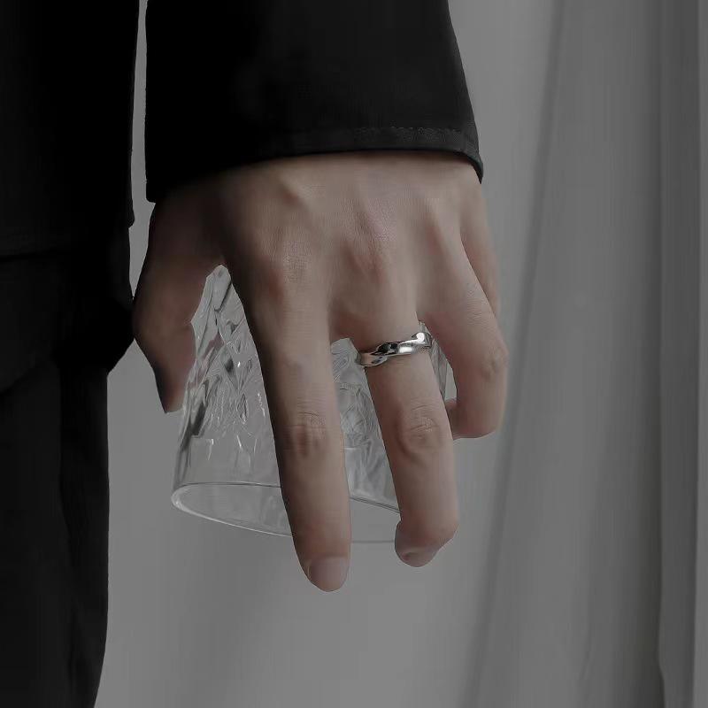 Inel Ajustabil pentru Bărbați Moebius - Luxos, High-End, Design Elegant pentru Băieți