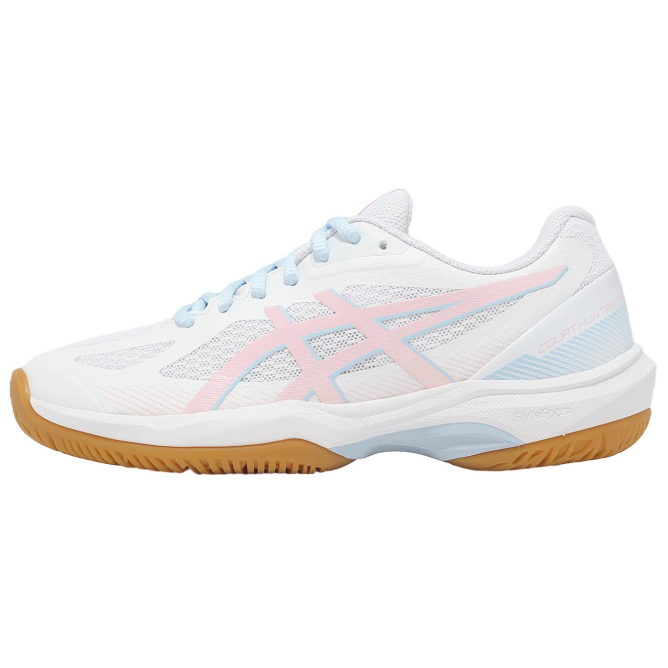 Asics COURT HUNTER FF Дышащая поддержка Волейбольные кроссовки Женские Бело-синие 1072A112-101 39