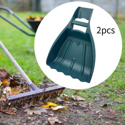 2x Leaf Scoops and Claws Garden Yard Porch Lawn Grabbers for Hands Lawns Twigs