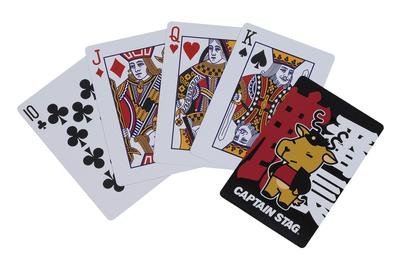 CAPTAIN STAG Deer Bancho Playing Cards Plastic Case Included UM-1560 Product Size (Approx.) 57 X 87 Mm