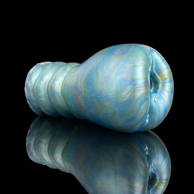 GEEBA Male Beaver Dog Masturbators Silicone Soft Aircraft Cup Realistic Vaginal Prostate Massager Single Hole Sex Toys For