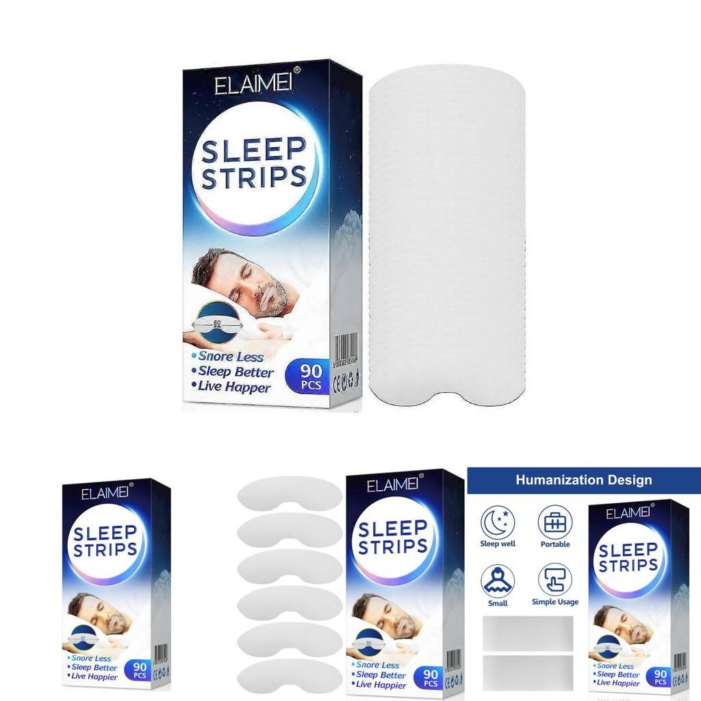 Elimei Sleep Tape Antisnoring Closure Patch With Breathable Material For Restful Sleep