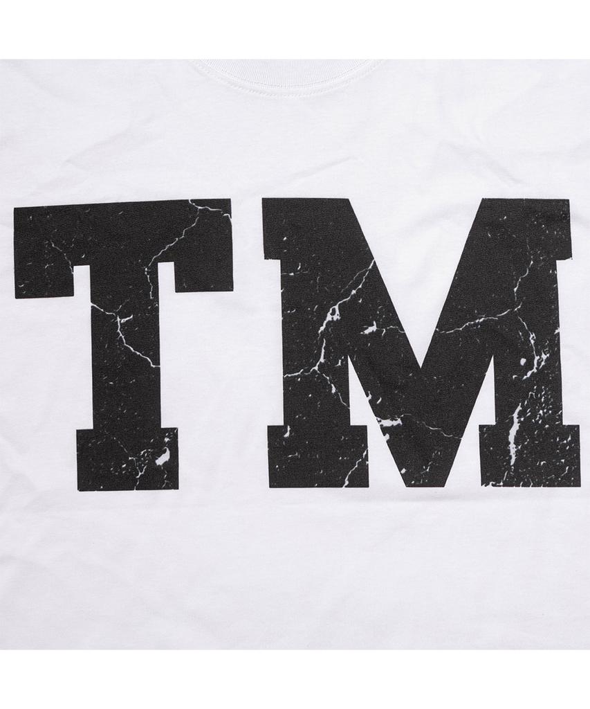 THANKS MESSIA Tm Crack Tshirt-White