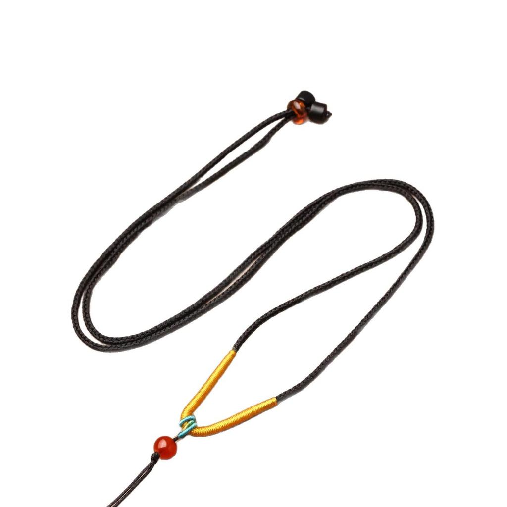 Adjustable Ruyi Necklace Cord for Jade, Amber, Crystal, or Gold Pendants