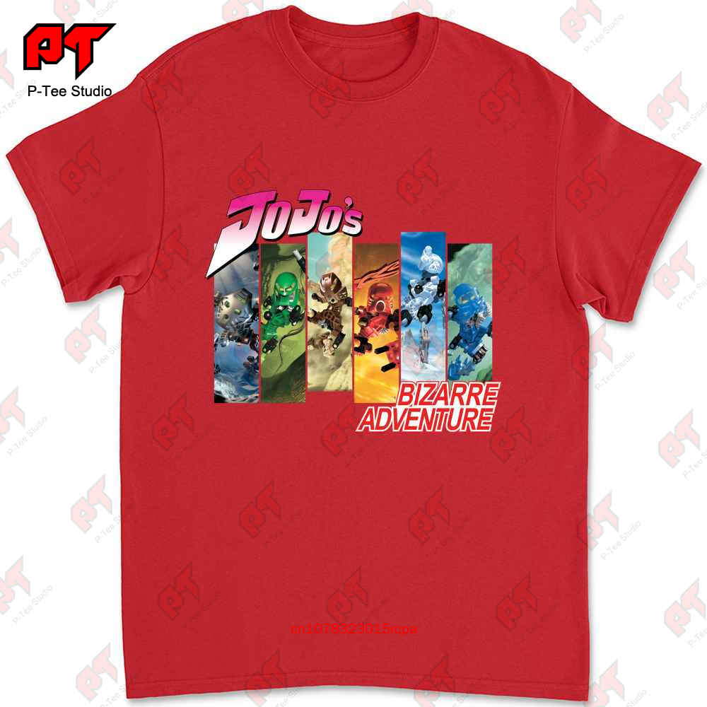 JojoS Bizarre AdventureBionicle Toa Mata Tshirt GCP6 S
