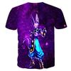 Beerus Printed Men's Fashion Short Sleeve T-Shirt Dragon Ball T-shirt