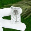 Friendship Day Deal Sterling Silver Natural Black Rutile Wife Artisan Pendant