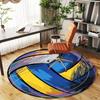 1pc Volleyball, Abstract Round Chair mat Area Rug - Non-Slip, Floor Mat for Office, Bedroom, home decor Christmas Gift p0811335