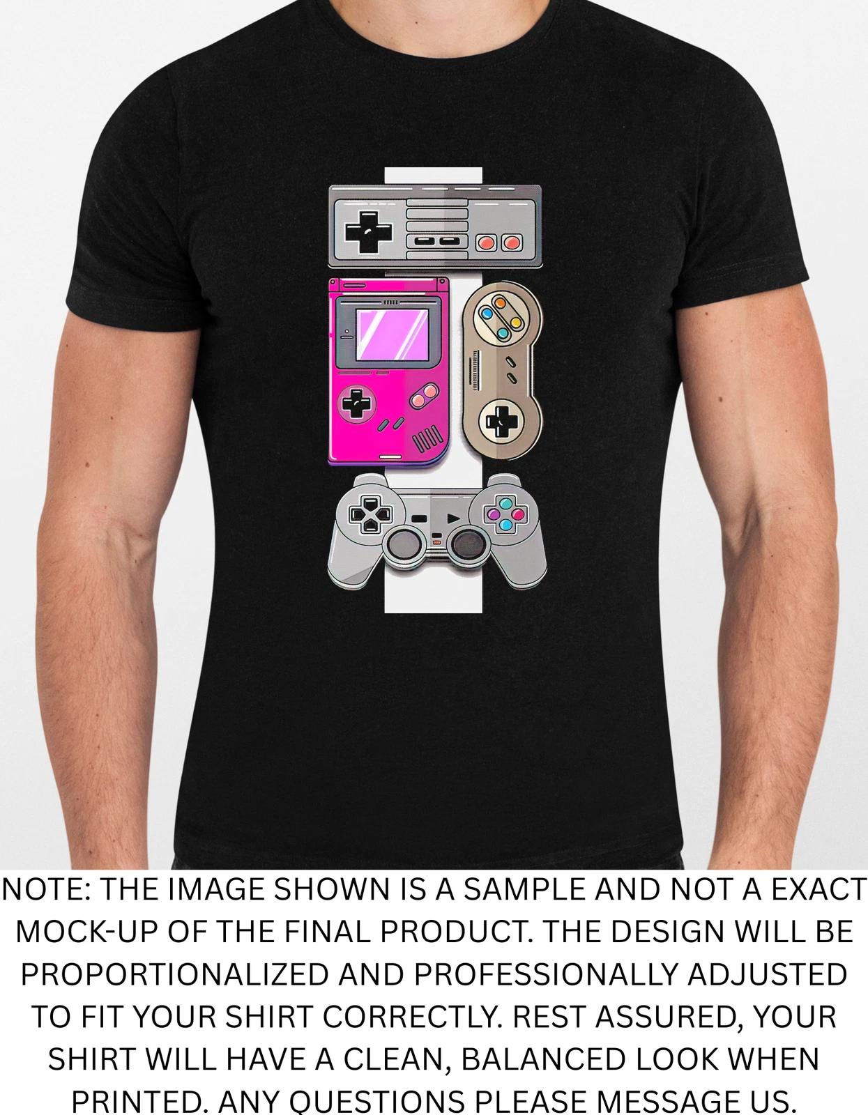 Men s and Women s T-shirts Game Graphic XS