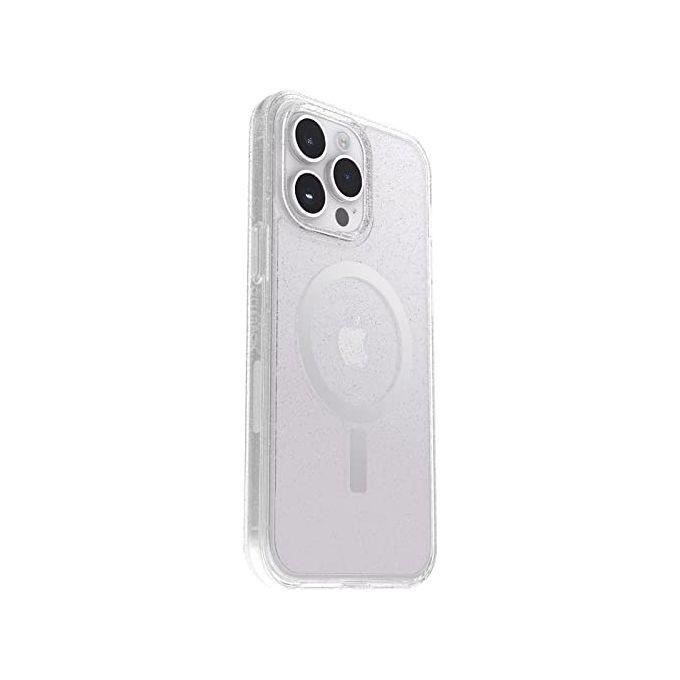 Otterbox symmetry+ transparente coque pour iphone 14 pro max pour magsafe, antichoc, anti-chute, fine, supporte 3 x plus de chutes q
