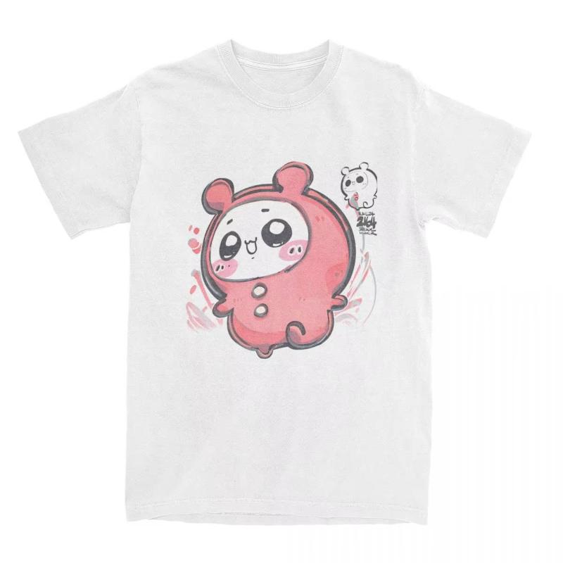 Chiikawa Cartoon TShirts Unisex Women Crewneck Cotton T Shirts Short Sleeve Tees Classic Clothes Breathable Soft