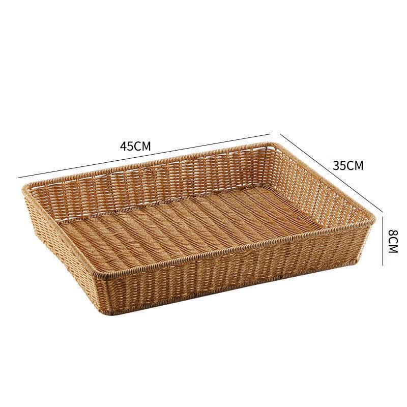 Imitation Rattan Multipurpose Storage Basket