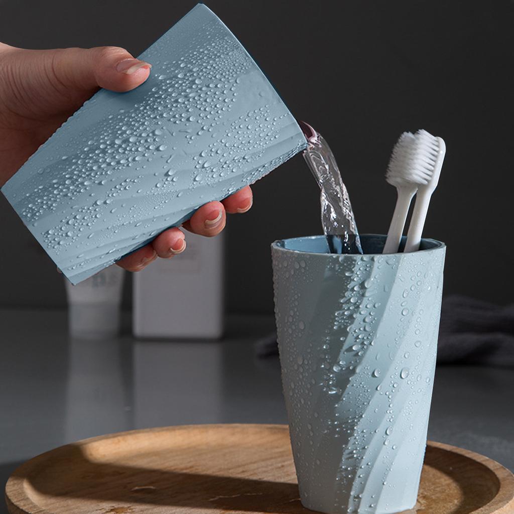 Toothbrush Cup Double-layer Bathroom Toothbrush Holders Innovative Bathroom Tumbler Reusable Drinking Cups For Tooth Brushing