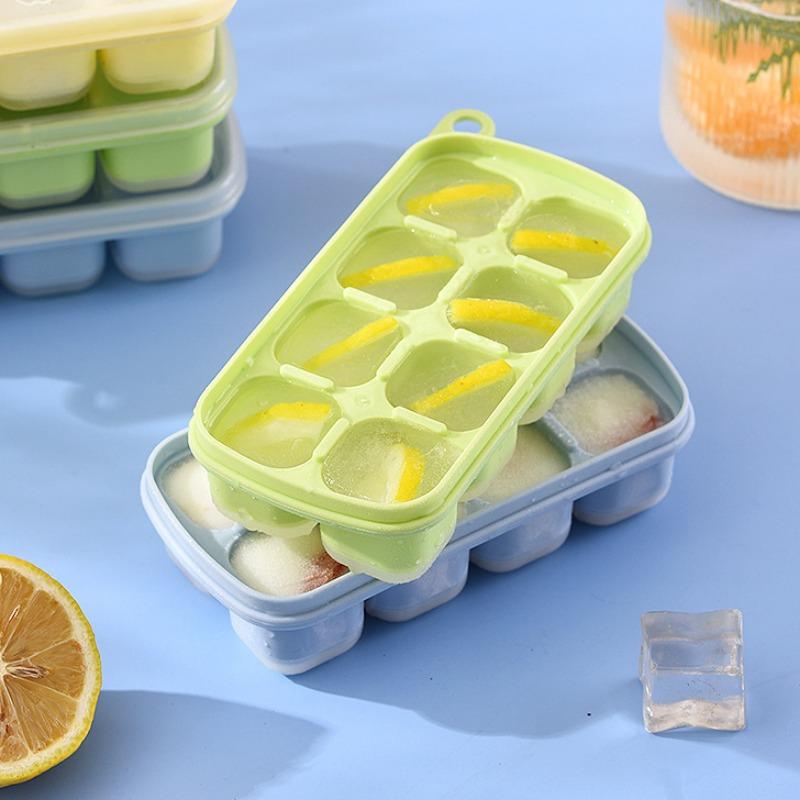 8 Cells Ice Cream Tools Large Capacity Summer Children Popsicle Mold Household Kitchen DIY Juice Milk Ice Cube Tray Creative