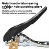 Woodworking Hole Puncher Single Puncher, Adjustable 3 in 1 Edge Tool, Professional Wood Drill Guide Precision Drilling Handheld Punching
