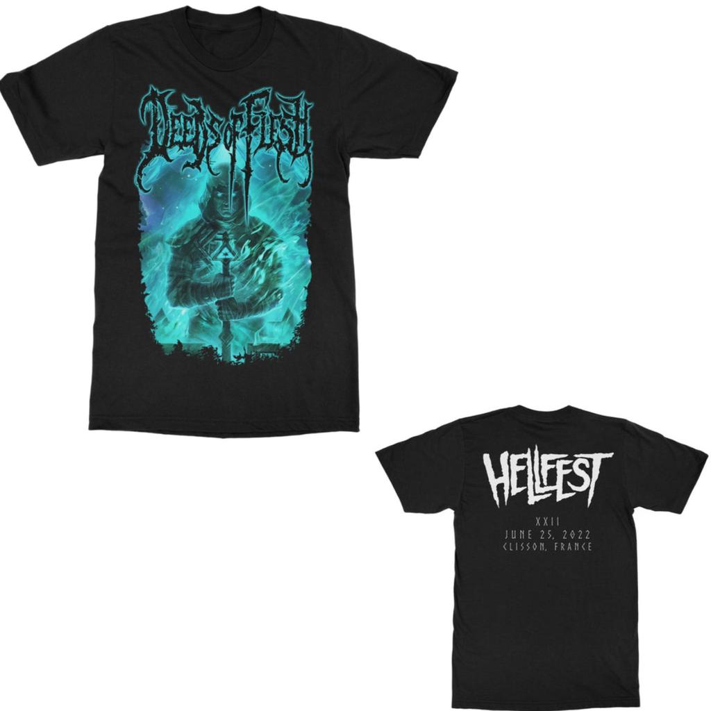 Fit Deeds of Flesh Band Graphic Cotton Tshirt Unisex Summer Short Sleeve Fashion Brand Tee Luxury Casual Vintage Retro Top