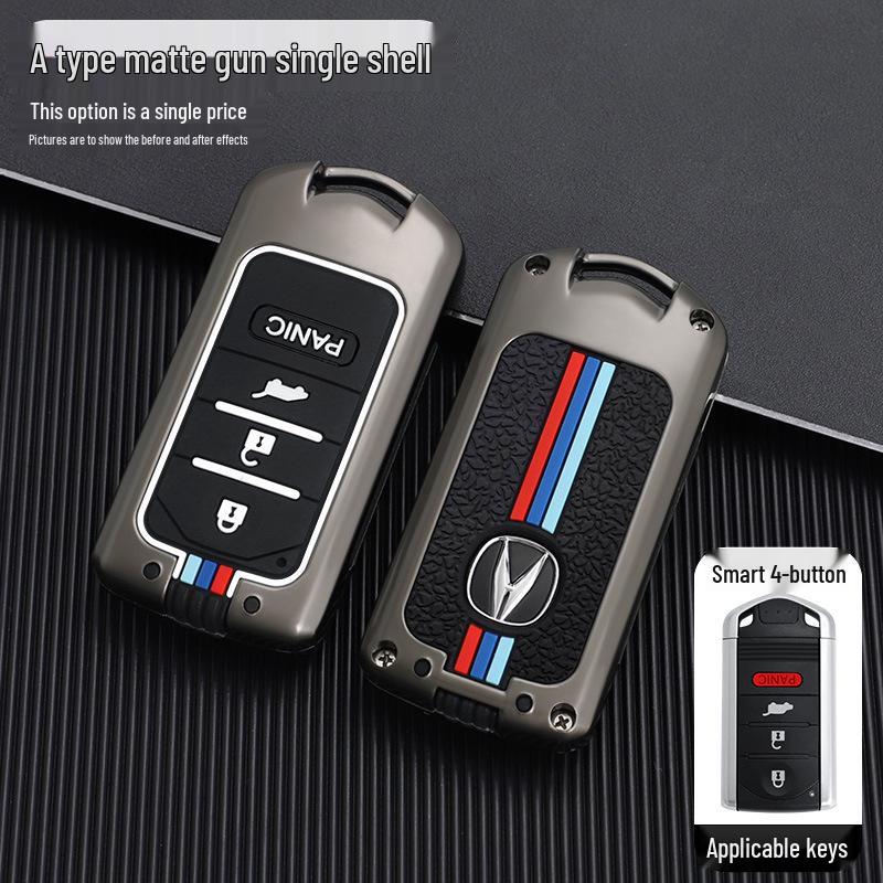 Acura CDX MDX RDX ZDX ILX RLX Key Fob Metal Case with Buckle