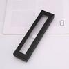 Creative Transparent Pen Box With Window Cover For Office Supplies And Gift Use