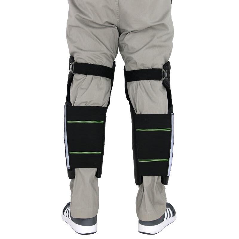 Jianjunshuo Leather Wool Motorcycle Knee Pads