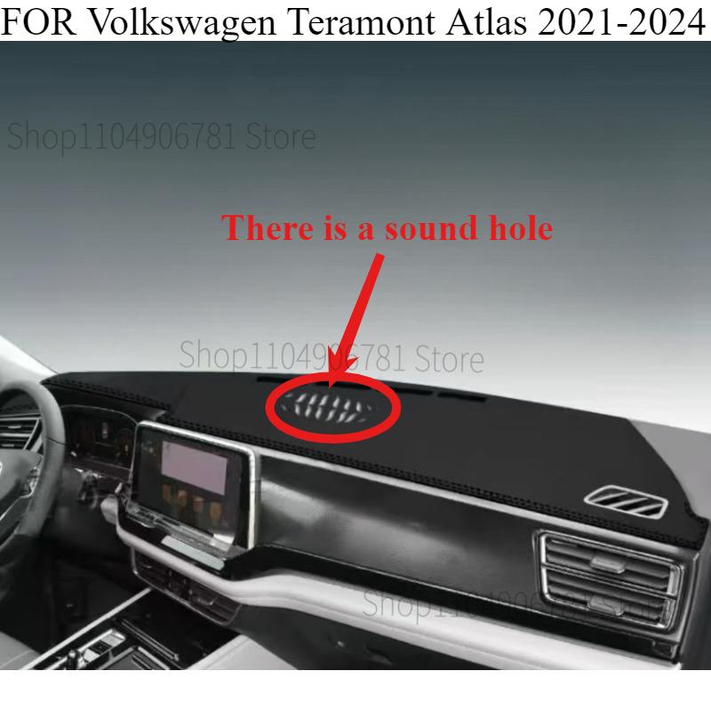 

FOR Volkswagen Teramont Atlas -2024 Car Dash Mat Dashmat Dashboard Mat Cover Sun Shade Dash Board Cover Carpet Accessories front D