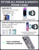 Oatsbasf Magnetic Phone Holder with Silicone Strap Strong Magnets  for iPhone 17 16 15 Samsung Stand for Pram Golf Cart