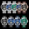 OLEVS brand multifunctional luminous starry sky flywheel fully automatic mechanical watch men's watch 6690